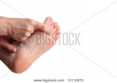 En Finger fødder Massage
