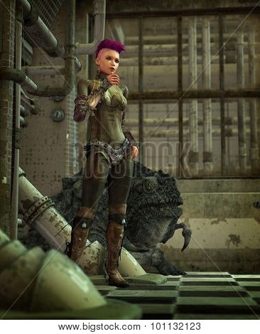 At Home In My Factory, 3D Cg