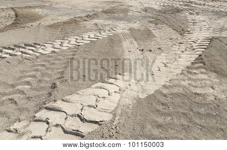Skidmarks On The Ground