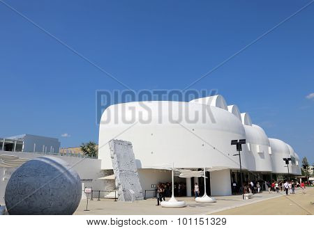 Milan, Italy - 8Th September, 2015. Expo Milano. Korea Pavilion