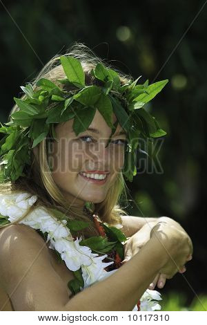 danseuse de hula hawaïenne