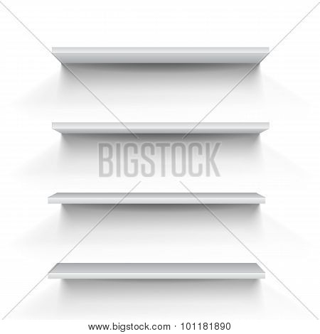 Set Of Four Bookshelves