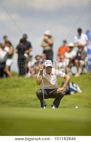PARIS FRANCE, 03 JULY 2009. Martin Kaymer (GER) competing in the 2nd round of the PGA European Tour Open de France golf tournament.