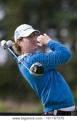GLENEAGLES SCOTLAND, 27 AUGUST 2009. Wil Besseling (NED) competing in the first round of the European Tour Johnnie Walker Championship.