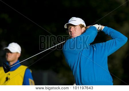 GLENEAGLES SCOTLAND, 26 AUGUST 2009. Wil Besseling (NED) competing the first round of the European Tour Johnnie Walker Championship.