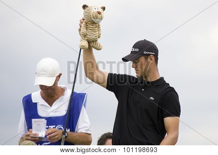 PARIS FRANCE, 04 JULY 2009. Martin Kaymer (GER) competing in the 3rd round of the PGA European Tour Open de France golf tournament.