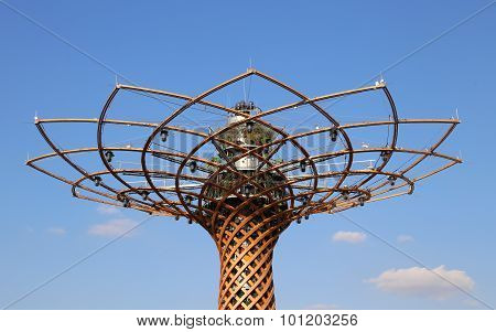 Milan, Italy - 8Th September, 2015. Expo Milano 2015. Tree Of Life
