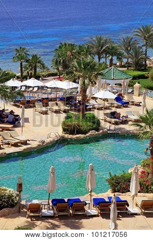 Tropical Luxury Resort Hotel, Sharm El Sheikh, Egypt.