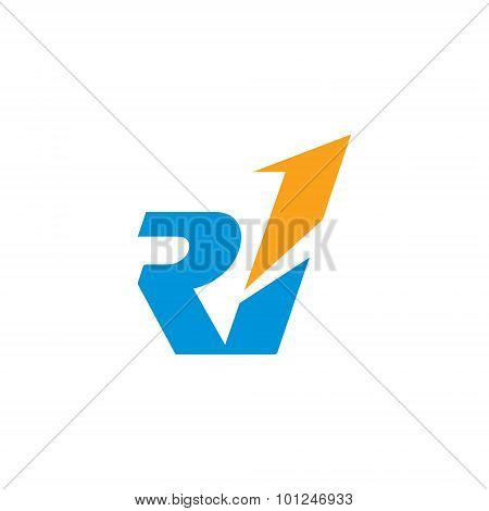 R1 Vector sign. Design template Isolated on a white background