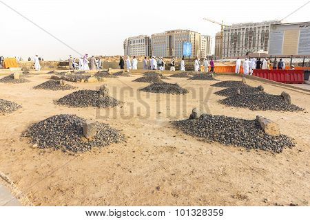 Baqee grave at outside of Nabawi mosque