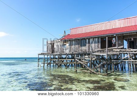 Floating chalet