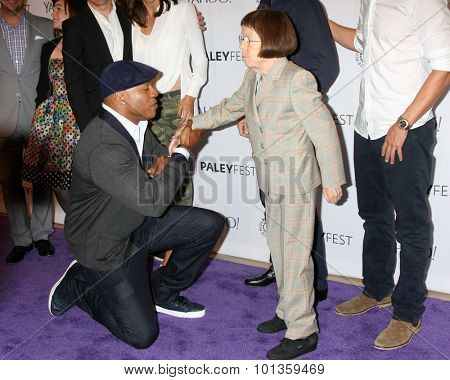 LOS ANGELES - SEP 11:  LL COOL J, Linda Hunt, NCIS LA Cast at the PaleyFest 2015 Fall TV Preview - NCIS: Los Angeles at the Paley Center For Media on September 11, 2015 in Beverly Hills, CA