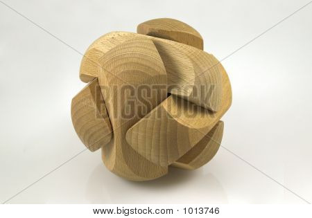 Puzzle in legno sfera