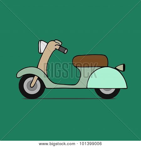 Classic moped