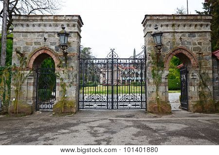 Old gate - entrance to the house-museum of A.Chavchavadze