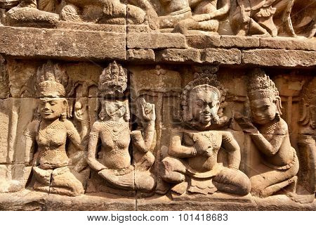 Terrace Of The Leper King, Angkor Wat, Cambodia