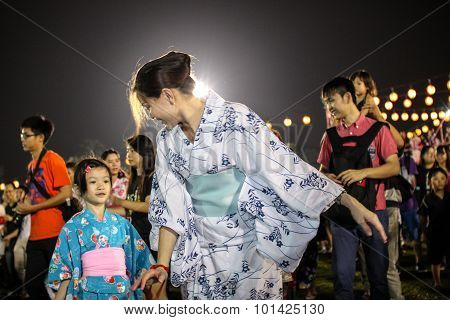 Bon-odori Festival In Shah Alah,  On September 5, 2015.