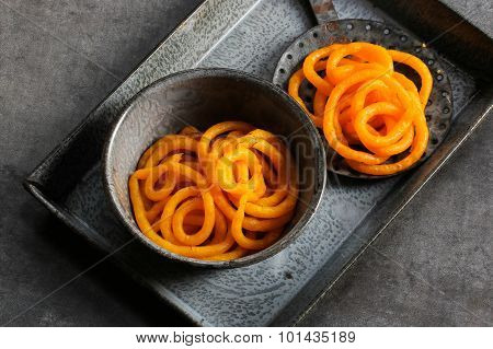 Jilebi - Popular Indian sweet for diwali