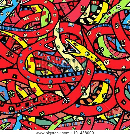 pattern of snakes.