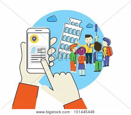 Mobile app for tourist