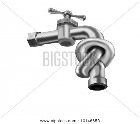 Water Tap Knot Isolated Faucet Valve