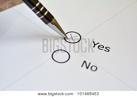 yes or no