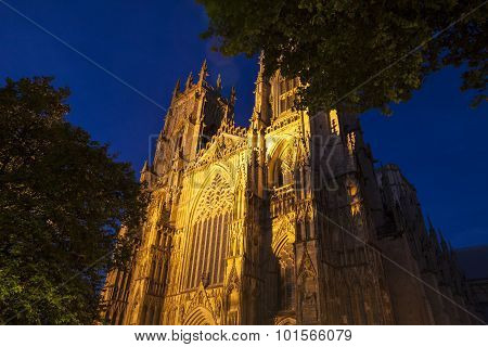 York Minster At Dusk