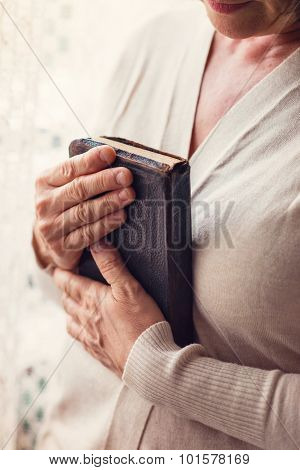 Woman with bible