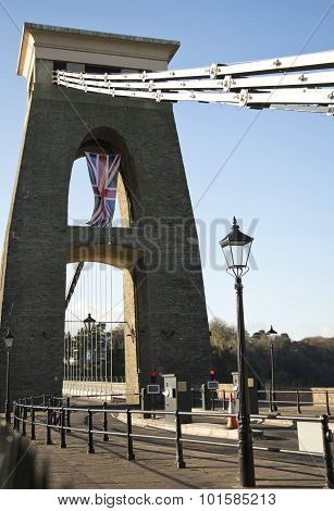 Clifton Suspension Bridge Over The River Avon
