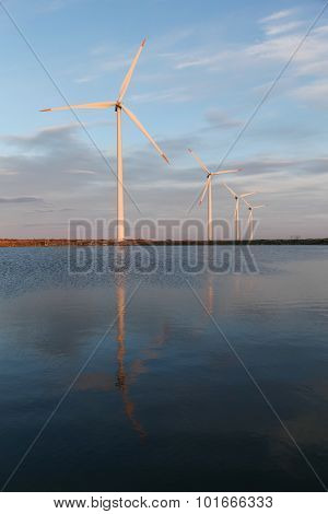 Wind turbines for electric power production