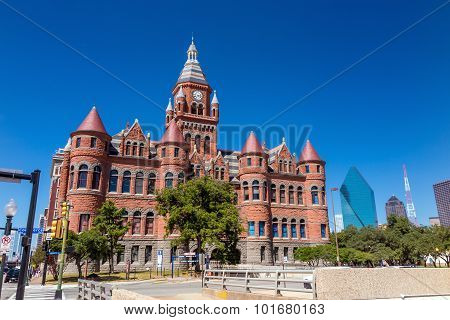 The Dallas County Courthouse Also Known As The Old Red Museum