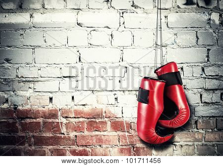 Boxing sport concept