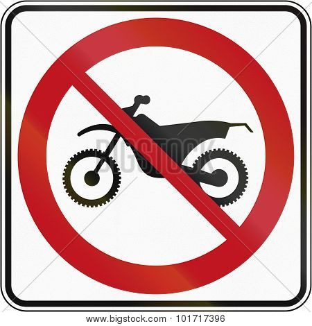 No Dirt Bikes In Canada