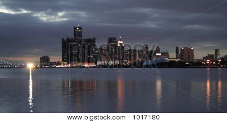 Rakennusten Detroit Downtown