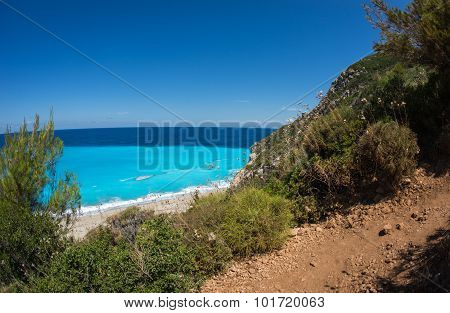 Milos Beach, Levkada, Ionian Islands, Greece