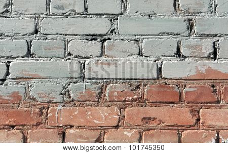 Two Color Brick Wall Texture
