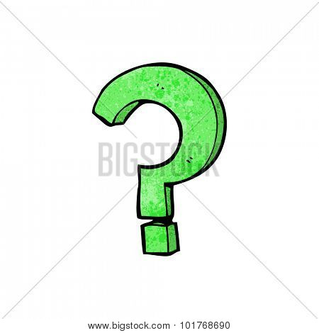 cartoon question mark