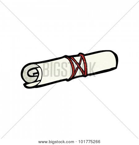 cartoon scroll