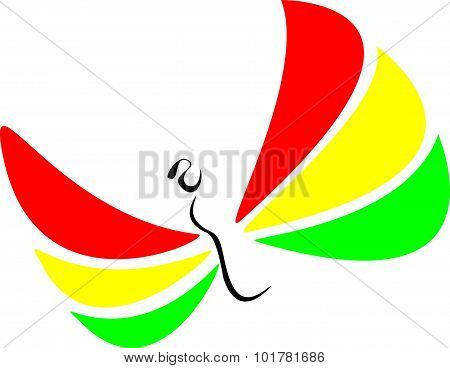 butterfly shaped