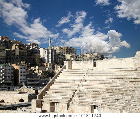 Roman Theatre in Amman Jordan