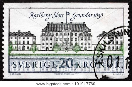 Postage Stamp Sweden 1992 Karlberg Castle