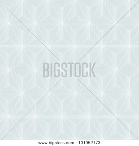 Abstract Geometric Shape From Gray Cubes, Illustration Vector