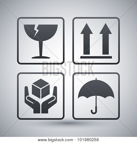Vector Packaging Symbols
