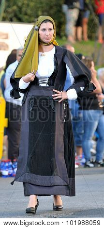 Traditional Costumes Of Sardinia.