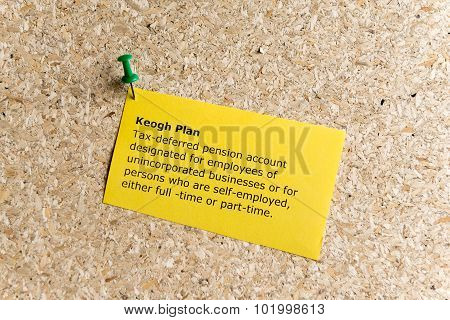 Keogh Plan