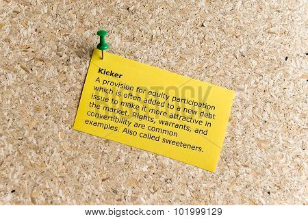 Kicker