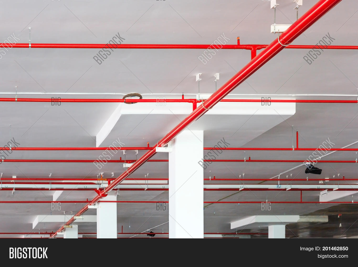 fire sprinkler system image photo free trial bigstock