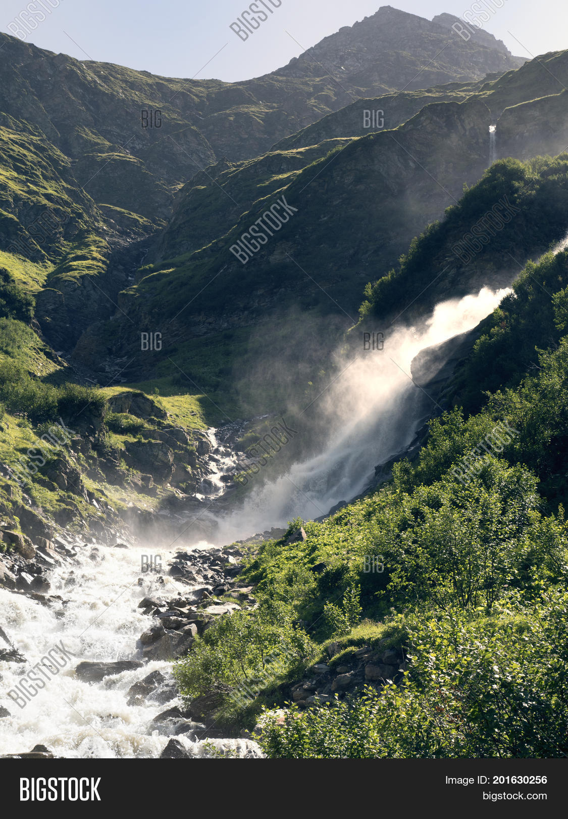 Mountain Waterfall Image & Photo (Free Trial) | Bigstock