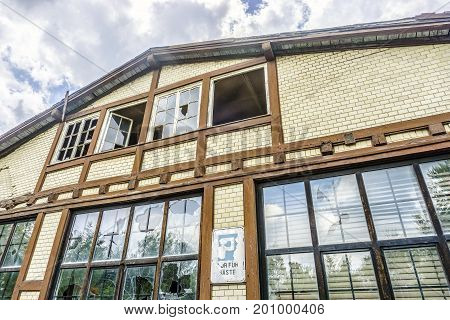 Destroyed building from a old ceramic factory in Giessen Hessen