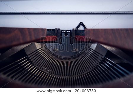 Close up of Typebar key